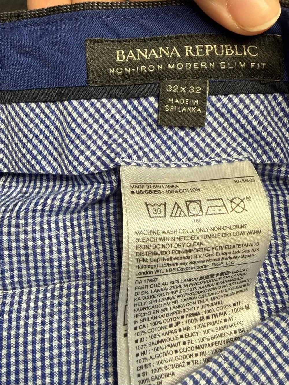 Banana Republic charcoal Gray Men's Dress Pants - Tailored Straight